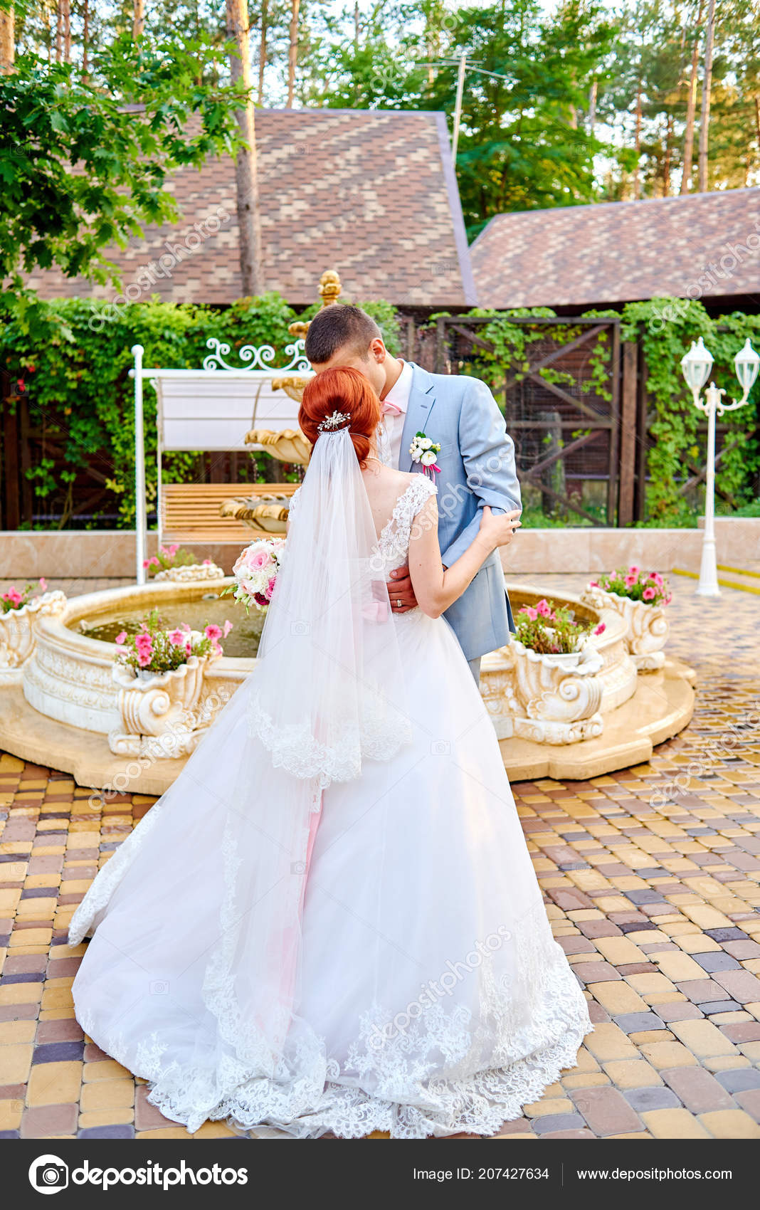 bride in white