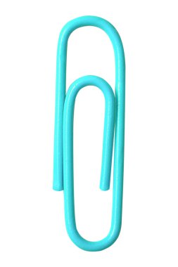 Turkuaz ataş izole kırpma yoluyla, beyaz arka plan üzerinde Kapat