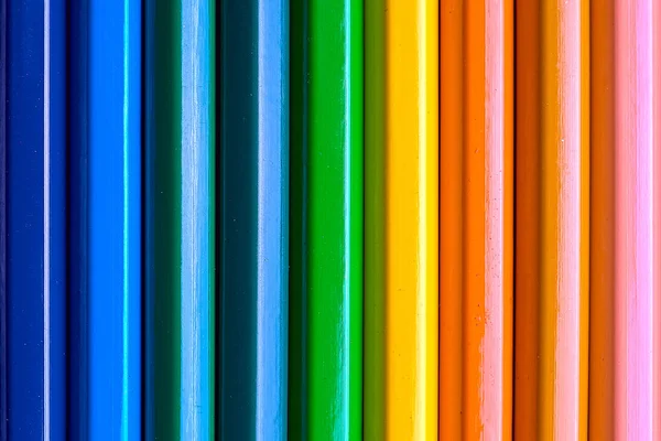 Color Pencils Background Close Set Colorful Pencils Copy Space Crayons — Stock Photo, Image