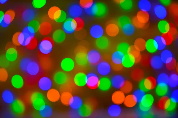 Sfondo Bokeh Natale Spazio Copia Luci Bokeh Capodanno Sfocate Spazio — Foto Stock