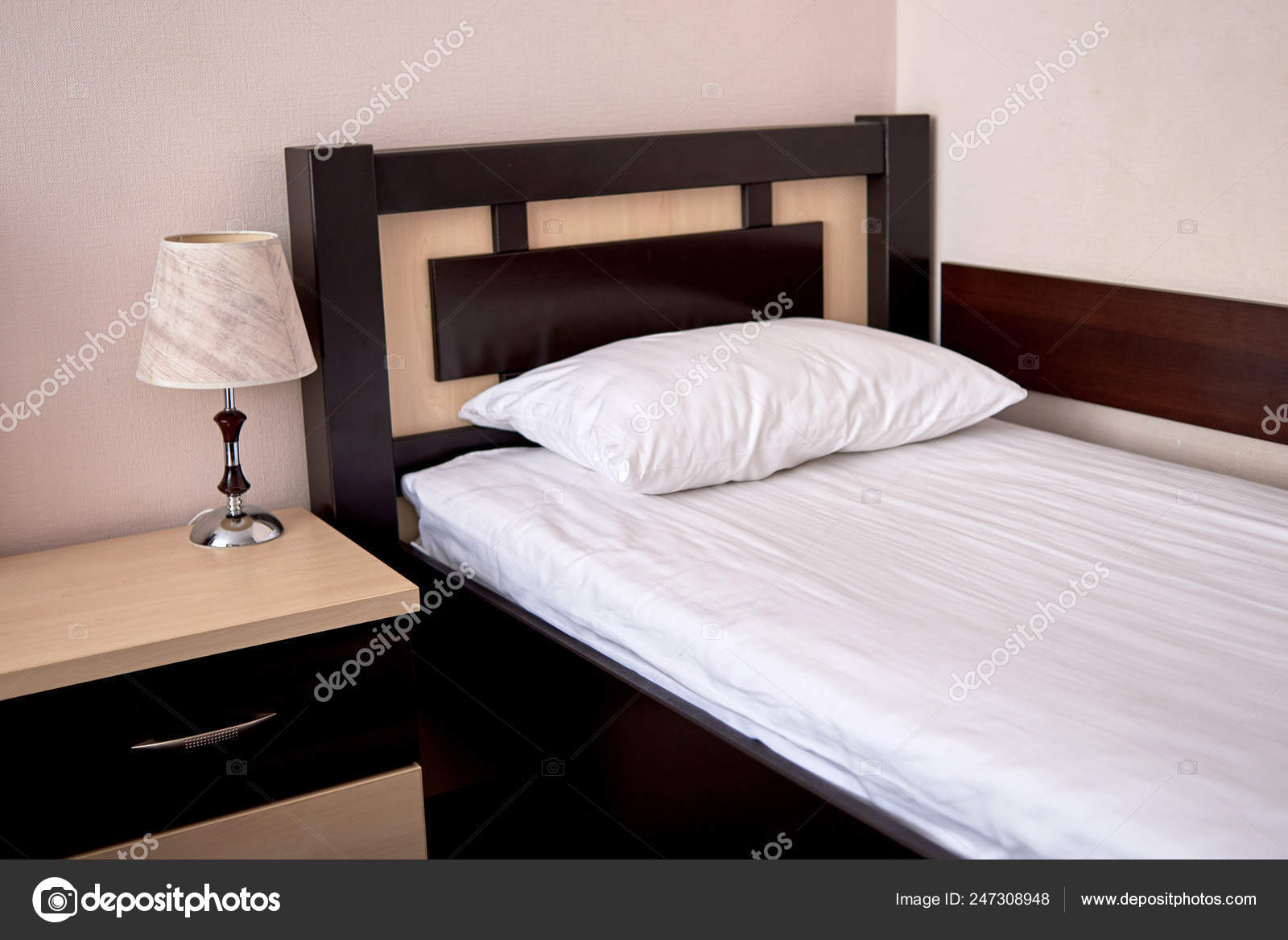 Brown and 2024 white headboard