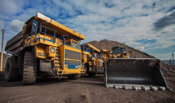 mining equipment in a coal mine