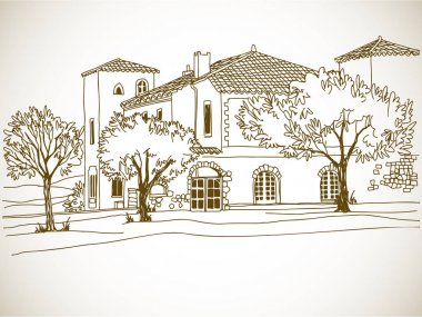 Romantik Provence, Fransa nice görünümü.