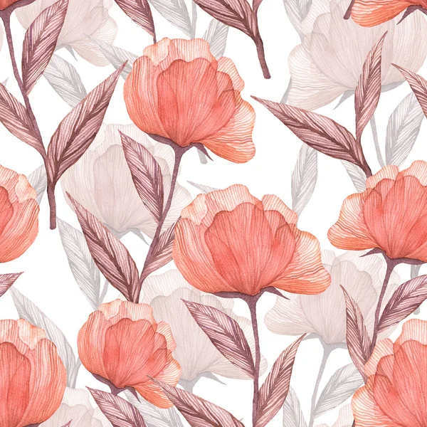 색깔의 꽃무늬 배경의 — 스톡 사진