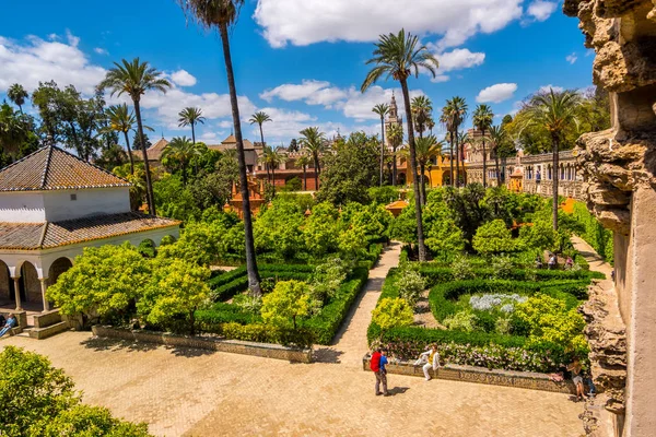 Sevilla Soain 8 de mayo de 2019 Reales alcazares en Sevilla, España —  Fotos de Stock