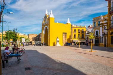 sevilla İspanya 8 Mayıs 2019 La Macarena bazilikası olarak da bilinen Santa Maria de la Esperanza Macarena bazilikası.