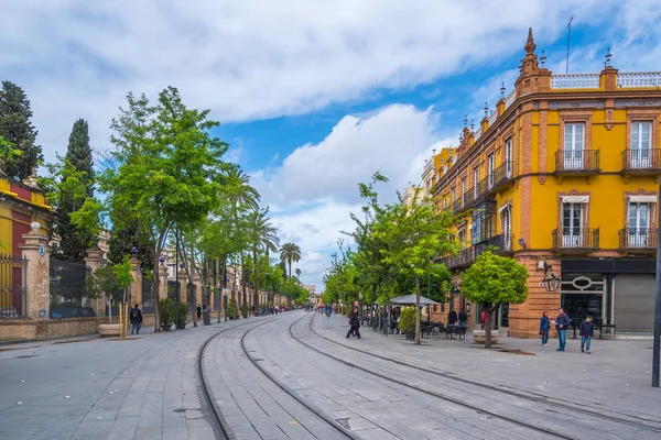 Sevilla, España - 8 de mayo de 2019 Plaza de San Francisco Plaza de San Francisco en el centro de la ciudad . —  Fotos de Stock