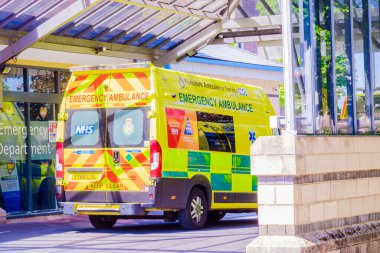 Lancaster İngiltere 30 Mayıs 2020 Lancaster Kraliyet Reviri A ve E 'ye acil ambulans