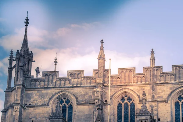 Ngiltere Nin Ünlü Gloucester Katedrali Nin Dışı — Stok fotoğraf