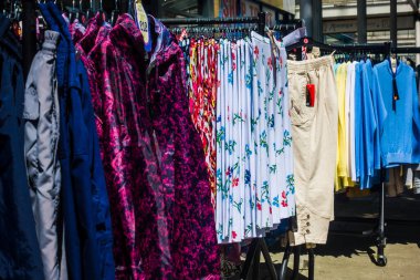 Southport, Merseyside, İngiltere 10 Temmuz 2020 Güneyliman Merseyside 'daki tarihi Lord Street alışveriş alanı