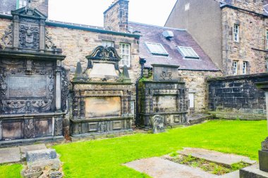 Edinburgh İskoçya 6 Ağustos 2020 Greyfriars Kirk, Edinburgh Eski Kasabası, İskoçya, İngiltere 'de bir kilise.