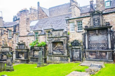 Edinburgh İskoçya 6 Ağustos 2020 Greyfriars Kirk, Edinburgh Eski Kasabası, İskoçya, İngiltere 'de bir kilise.