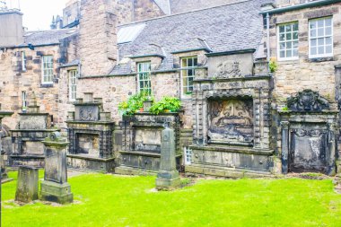 Edinburgh İskoçya 6 Ağustos 2020 Greyfriars Kirk, Edinburgh Eski Kasabası, İskoçya, İngiltere 'de bir kilise.