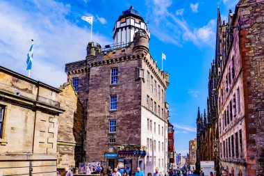 Edinburgh İskoçya 6 Ağustos 2020 Edinburgh 'daki Obscura Kamerası,
