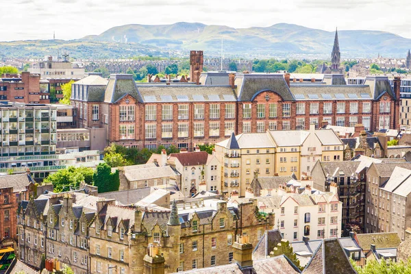 Edinburgh Scotland Aug 2020 Uitzicht Uitzicht Vanaf Edinburgh Castle Naar — Stockfoto