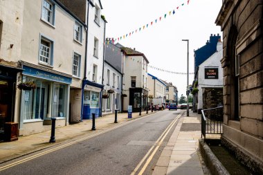 Ulverston Birleşik Krallık 24 Ağustos 2020 Queen Caddesi Pazar kasabası Ulverston Cumbria UK 'de