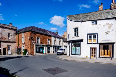 Appleby UK 28 Ağustos 2020 Appleby Boroughgate. Kasabanın ana caddesi.