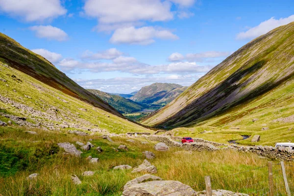 Kirkstone Pass Road English Lake District Reino Unido — Fotografia de Stock