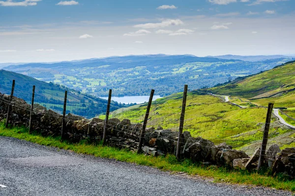 Kirkstone Pass Road English Lake District Reino Unido — Fotografia de Stock