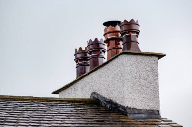 York UK 'de bacada eski bir baca var.