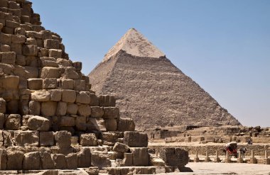 Giza, Mısır 'da Khafre Piramidi