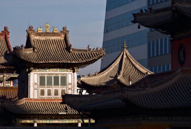 Ulaanbaatar / Moğolistan - 11 Kasım 2018: Choijin Lama Tapınağı