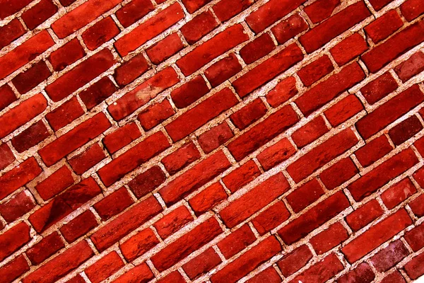 The surface of the brick from the background wall — Stock Photo, Image