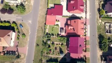 Yukarıda da görüleceği/Schaffhausen. Avrupa'nın küçük şehrin havadan görüntüleri.