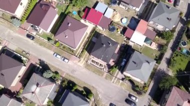 Yukarıda da görüleceği/Schaffhausen. Avrupa'nın küçük şehrin havadan görüntüleri.