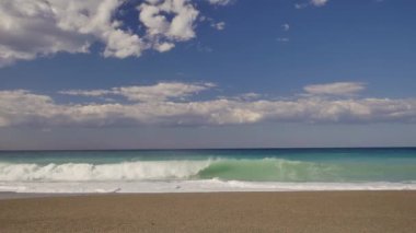 İnsanlar istirahat beach, Sicialy - İtalya.