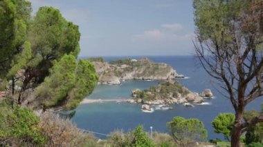 Isola Bella - Sicilya, İtalya yakınındaki güzel ada.