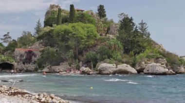 Isola Bella - Sicilya, İtalya yakınındaki güzel ada.