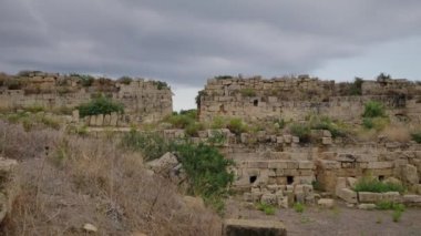 Selinunte arkeolojik Park, Sicilya. Sicilya Tapınağı kalıntıları.