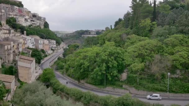 サボカのパノラマ シチリア — ストック動画
