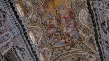 Palermo, Sicilya 'daki Chiesa di Santa Caterina d' Alessandria. 