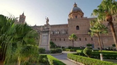 Palermo, Sicilya 'daki Güzel Katedral.