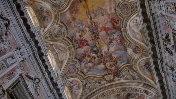 Chiesa Santa Caterina Alessandria Palermo Sycylii — Wideo stockowe