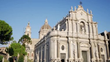 Sant 'Agata Katedrali. Sicilya, İtalya 'nın mimarisi.