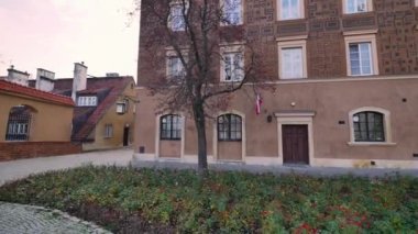 Old Town Varşova'daki Unesco Dünya Mirasları listesinde yer alıyor. Polonya'nın ana tarihi cazibe capitol turistler için. Ekim, 2018