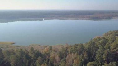 Gölü yaz aylarında hava görüntüleri.