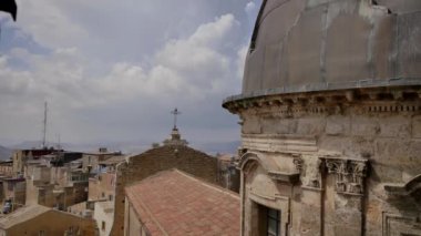 Parrocchia Maria SS. Caltagirone, Sicilya 'da del Monte. İtalya 'nın mimarisi..