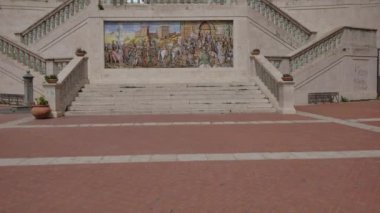 Parrocchia Maria SS. Caltagirone, Sicilya 'da del Monte. İtalya 'nın mimarisi..