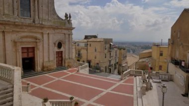 Parrocchia Maria SS. Caltagirone, Sicilya 'da del Monte. İtalya 'nın mimarisi..