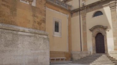 Parrocchia Maria SS. Caltagirone, Sicilya 'da del Monte. İtalya 'nın mimarisi..