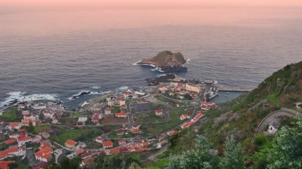 Panorama Porto Moniz Madeira — Stock Video
