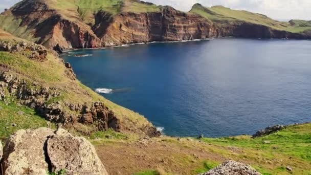 ポンタ ロウレンソ マデイラ島の最も美しいトレイル — ストック動画