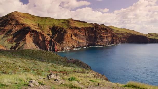 Ponta Sao Lourenco Der Schönste Wanderweg Auf Der Insel Madeira — Stockvideo