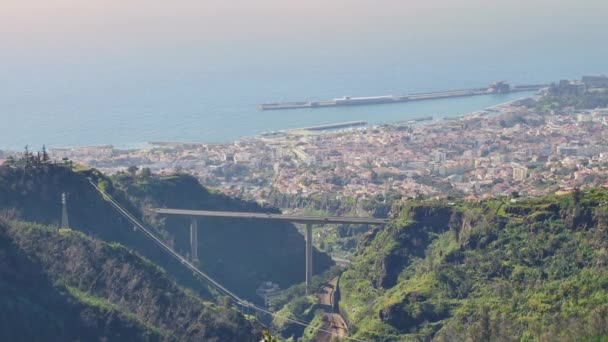 Panorama Funchal Madeira — Vídeo de stock