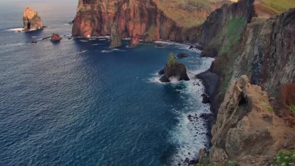 Ponta Sao Lourenco Most Beautiful Trail Madeira Island — Stock Video