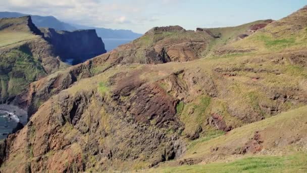 Ponta Sao Lourenco Most Beautiful Trail Madeira Island — Stock Video